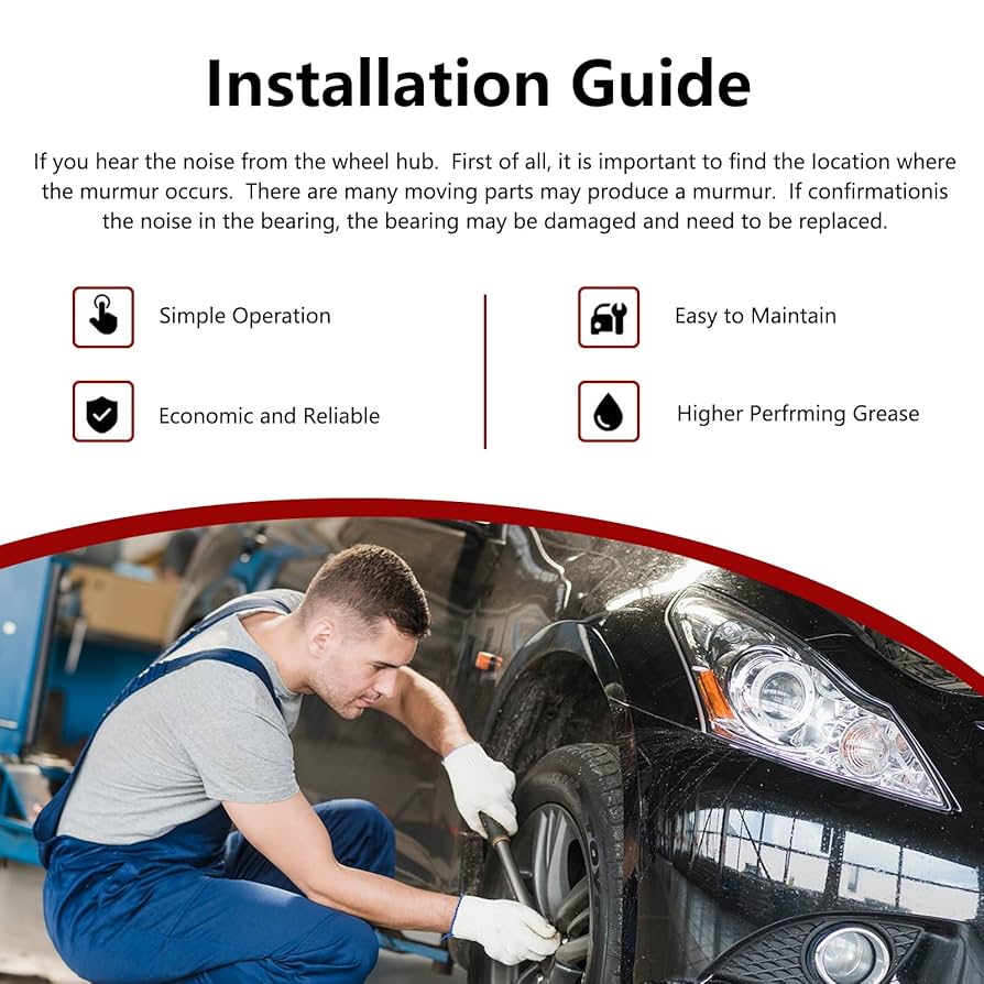 4WD Front Wheel Hub and Bearing Assembly 515036 Compatible for Chevy Silverad... - Image 8