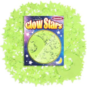 201 Pcs Glow in The Dark Stars Stickers for Ceiling