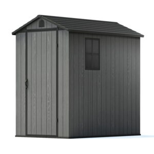 Patiowell 6' x 4' Plastic Shed for Outdoor Storage,Resin Shed with Window